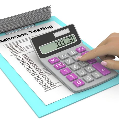 Whats the cost of asbestos testing in san diego