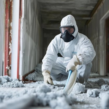 asbestos abatament worker