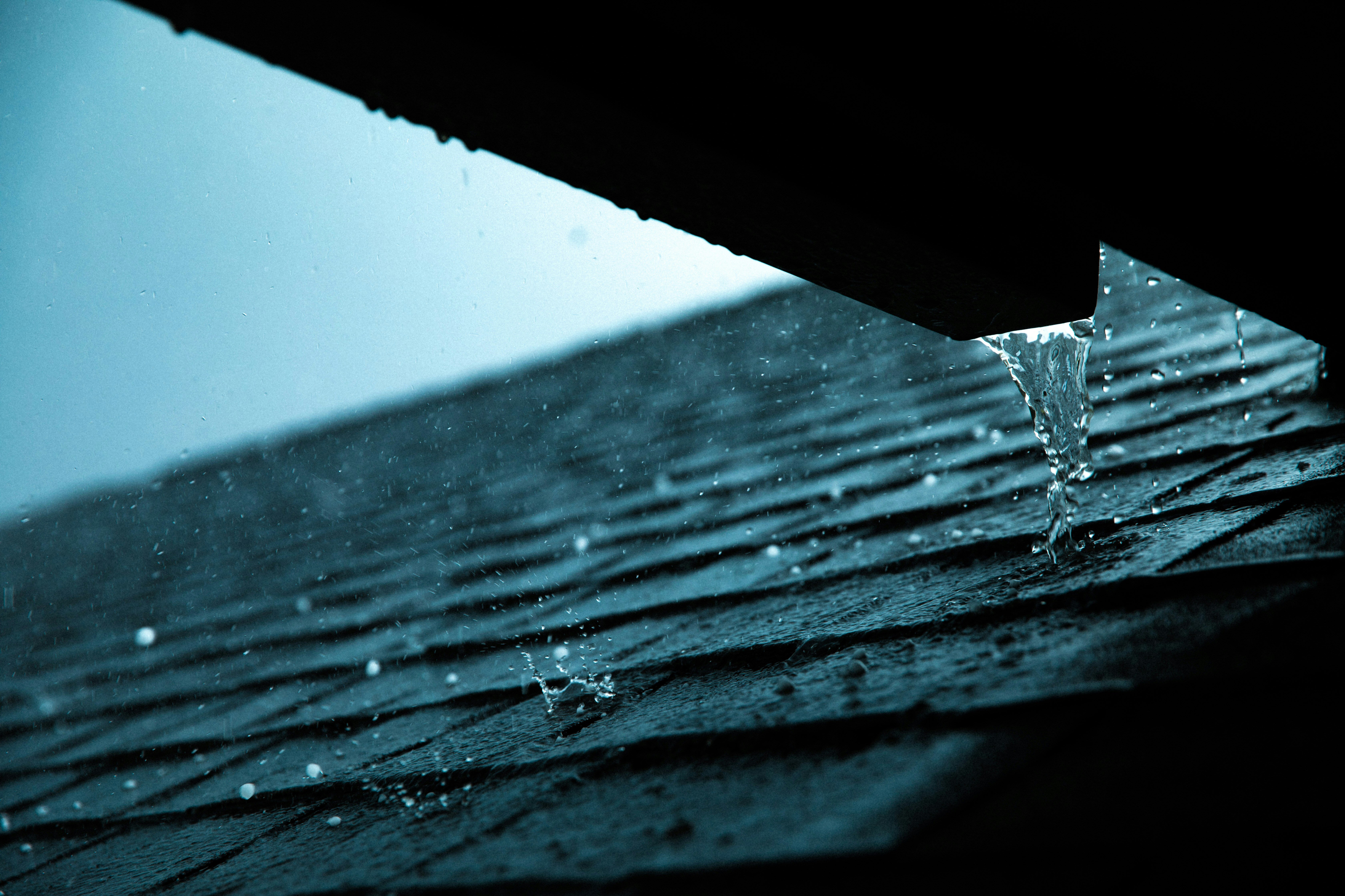 Asbestos Roof Shingles With Water Damage