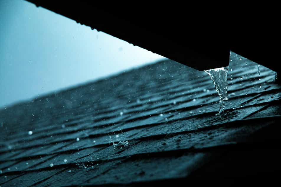 Asbestos Roof Shingles With Water Damage