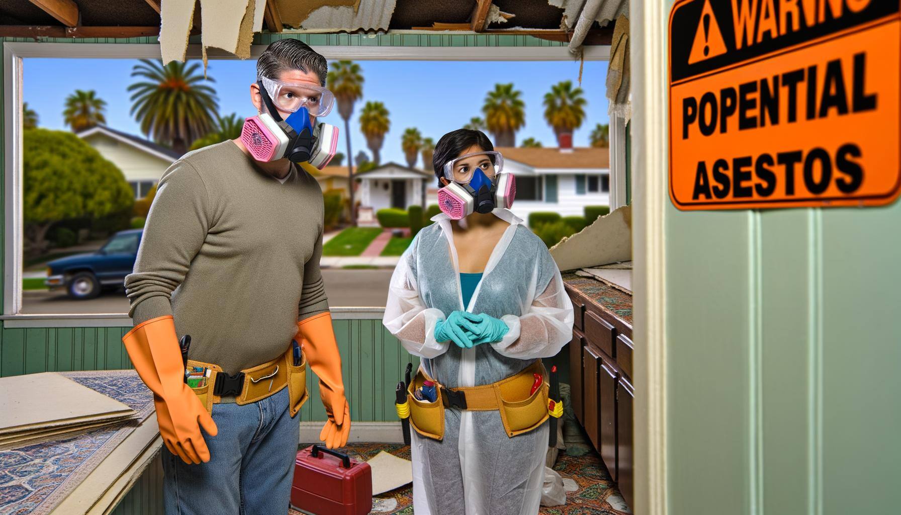 Potential Asbestos In Residential Home In San Diego