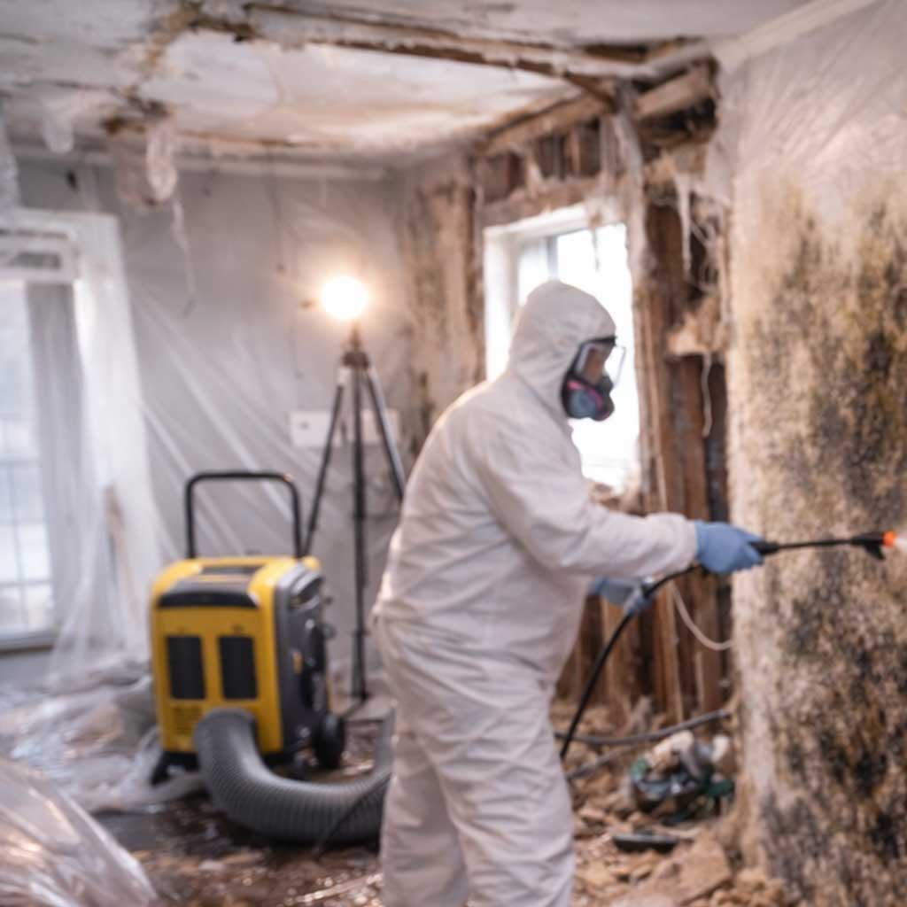 Residential mold remediation and removal by JJ&S Environmental